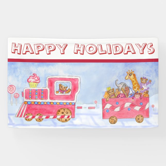 Christmas Train Banner (Horizontal)