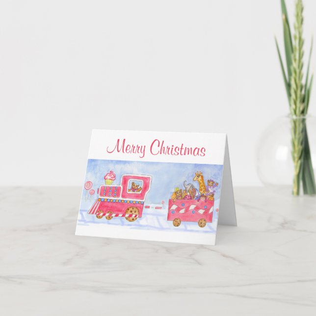Christmas Train Card (Front)