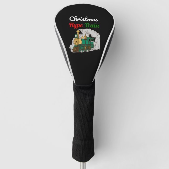 Christmas Train - Christmas Hype Train Golf Head Cover (Front)