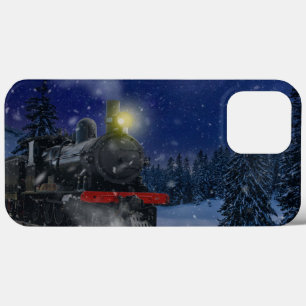 Christmas Train in the snow               iPhone 13 Pro Max Case