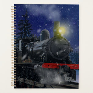 Christmas Train in the snow              Planner