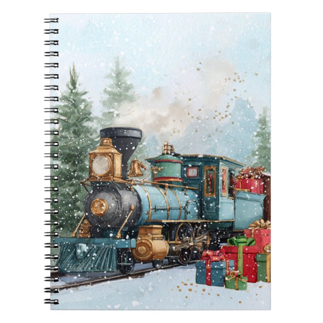 Christmas Train Notebook (Front)
