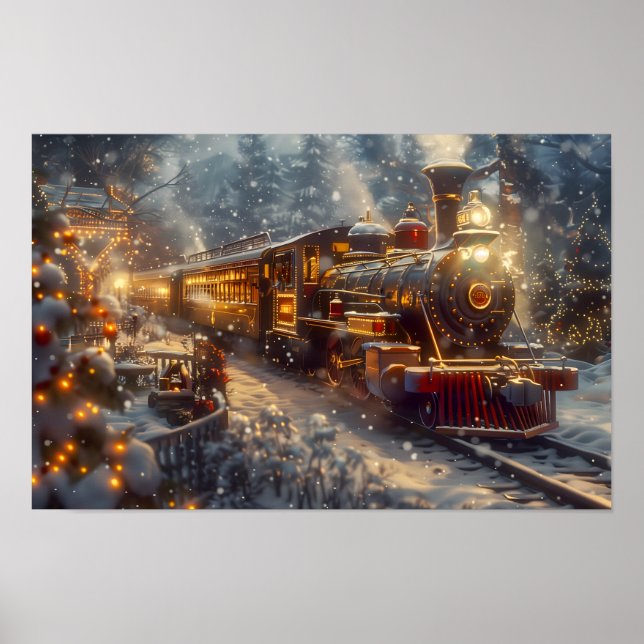 Christmas Train Poster (Front)