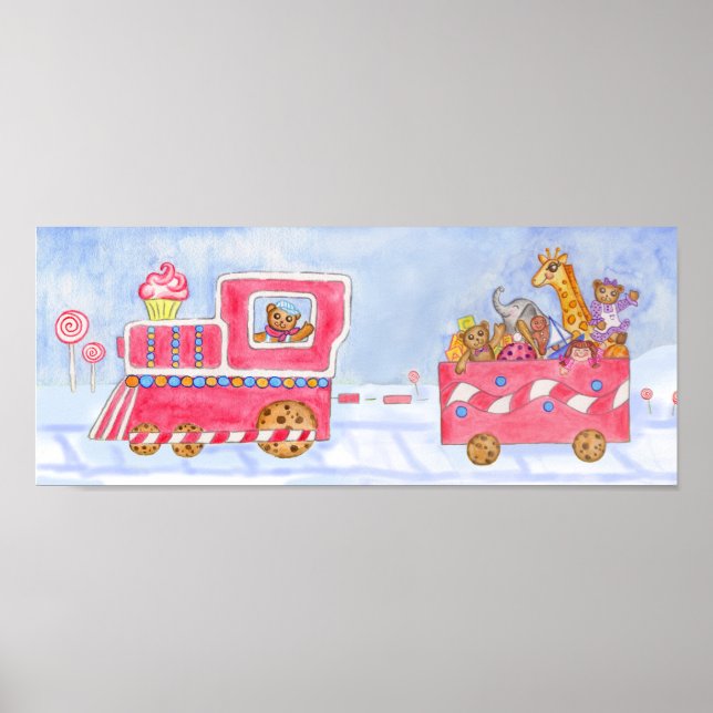 Christmas Train Poster (Front)