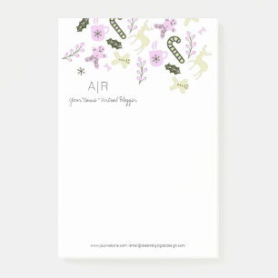 Christmas Treats Gingerbread Snowflakes  Post-it Notes