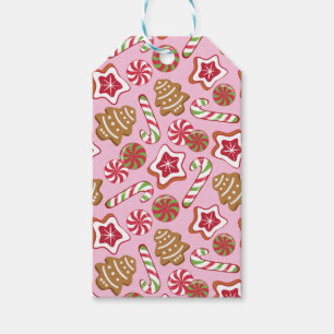 Christmas treats - pink gift tags
