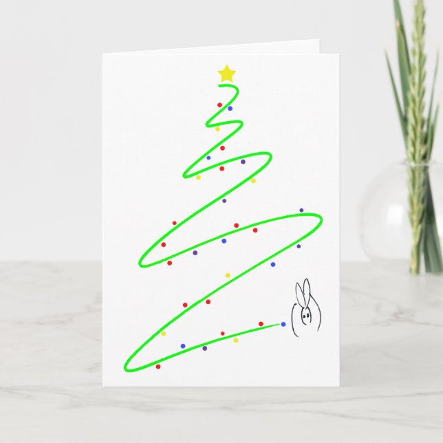 Christmas tree01 holiday card (Front)