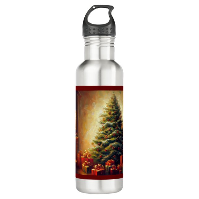 Christmas Tree 1 710 Ml Water Bottle (Front)