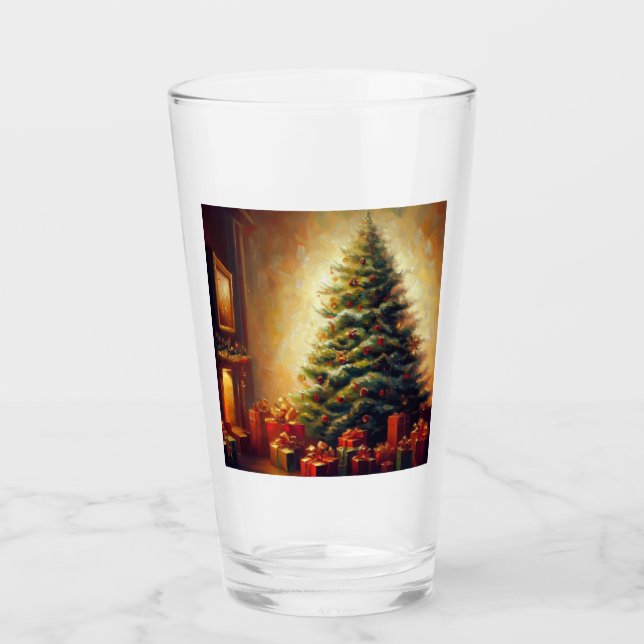 Christmas Tree 1 Glass (Front)