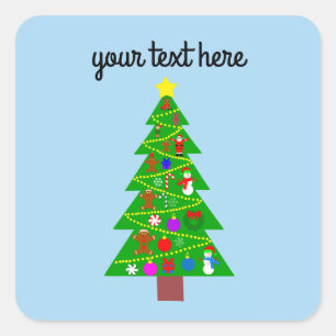 Christmas Tree #1 Stickers