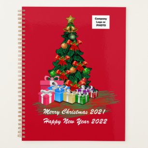 Christmas Tree 2021 Red Planner