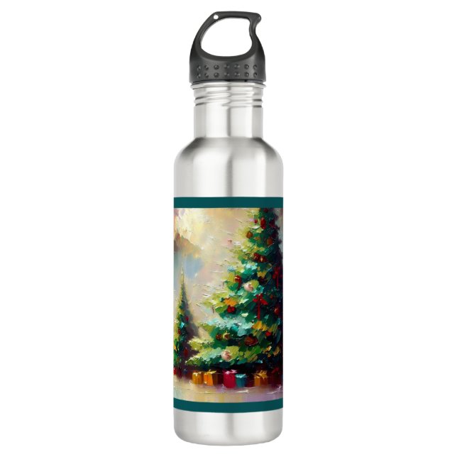 Christmas Tree 2 710 Ml Water Bottle (Front)