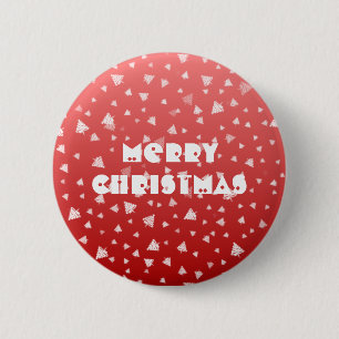 Christmas Tree 6 Cm Round Badge