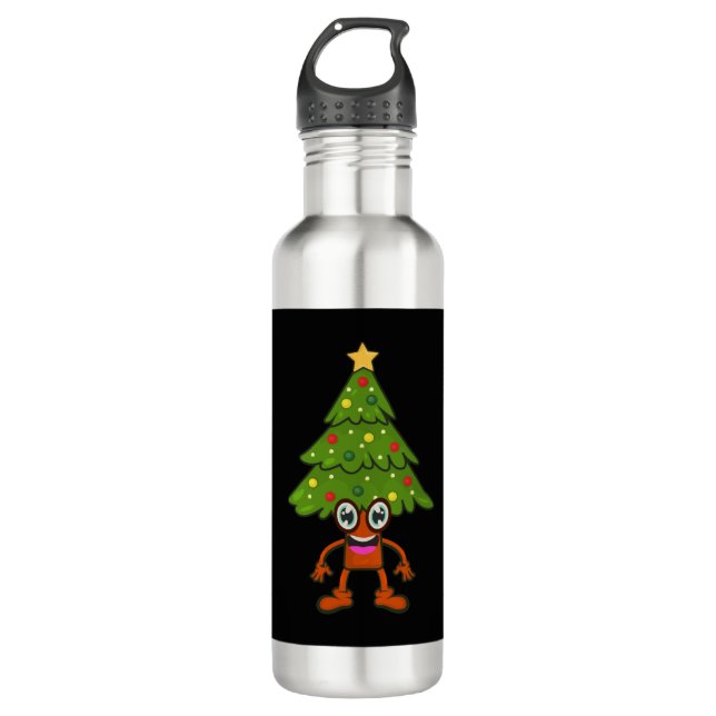 Christmas Tree                          710 Ml Water Bottle (Front)