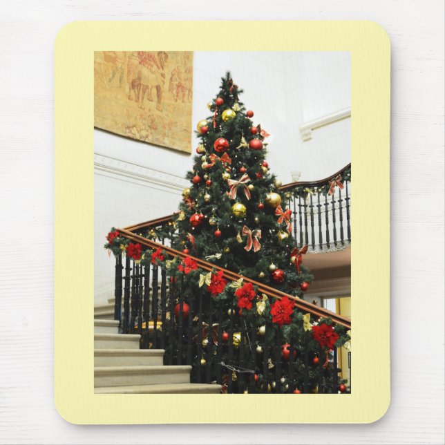 Christmas tree and decorations mouse pad (Front)