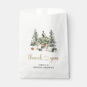 Christmas Tree And Gifts Bridal Shower Favour Bags