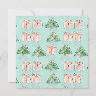 Christmas Tree and Presents Card