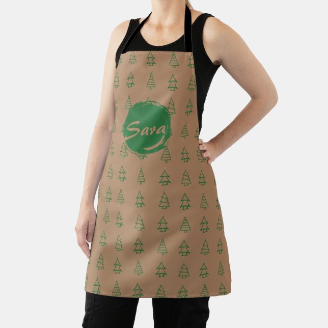 Christmas Tree  Apron (Insitu)