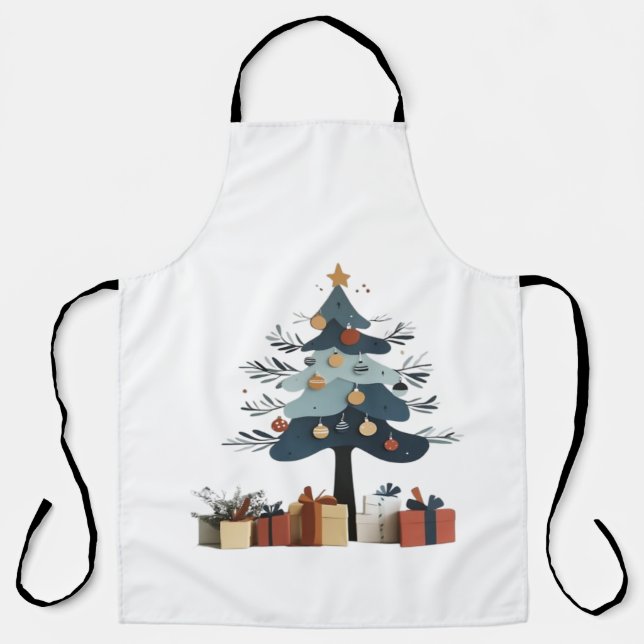 Christmas tree  apron (Front)