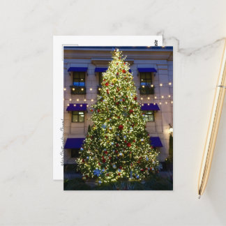 Christmas Tree at the Waldorf Astoria Chicago Postcard