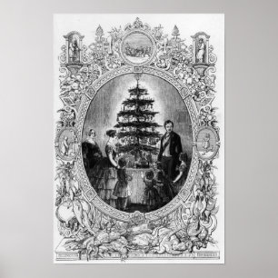 Christmas Tree at Windsor Castle, 1848 Poster