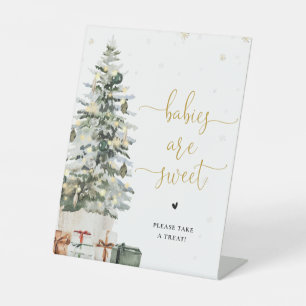Christmas Tree Babies Are Sweet Sign