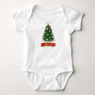 Christmas tree baby bodysuit
