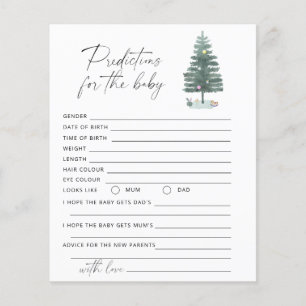 Christmas tree - baby predictions and advice