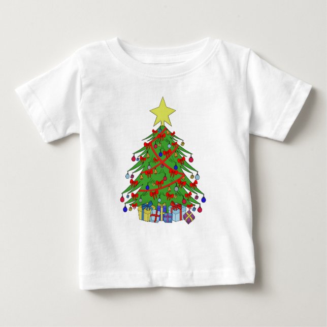 Christmas tree baby T-Shirt (Front)