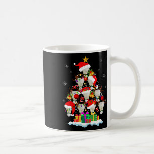 Christmas Tree Badminton Ball Santa Hat Funny Xmas Coffee Mug