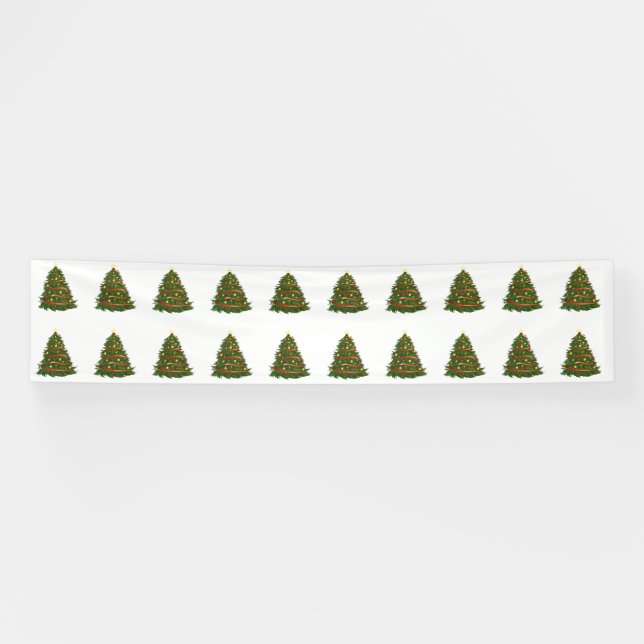 Christmas Tree Banner (Horizontal)