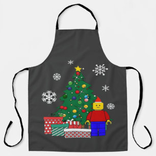 Christmas Tree Baseball Apron
