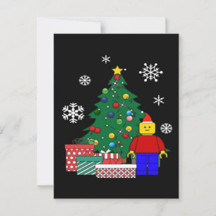 Christmas Tree Baseball Postcard