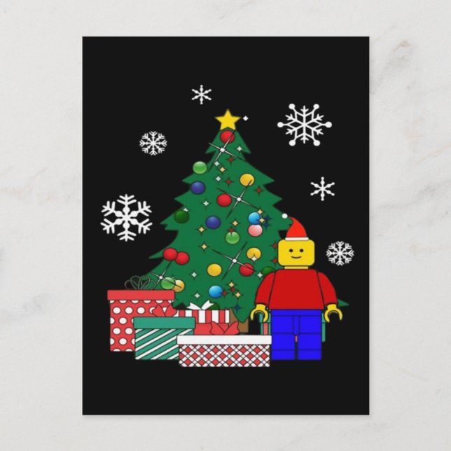  Christmas Tree Baseball  Postcard (Front)