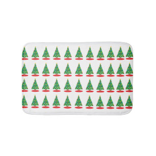 Christmas Tree Bath Mat