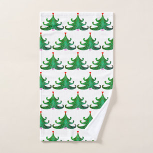 Christmas Tree Bath Towel Set