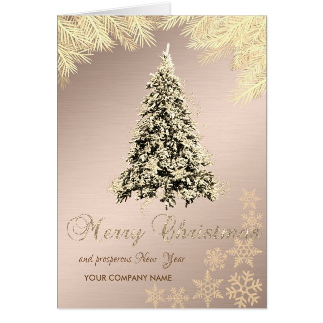 Christmas Tree,Branches ,Snowflakes,Corporate (Front)