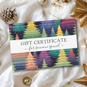 CHRISTMAS TREE BUSINESS CERTIFICATE gift for you
