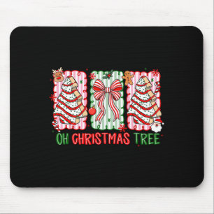 Christmas Tree Cake Funny Quote Oh Christmas Tree  Mouse Pad