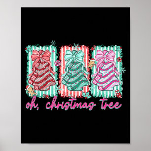 Christmas Tree Cakes Debbie Becky Jen Cake Lovers Poster