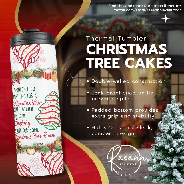 Christmas Tree Cakes Thermal Tumbler (Creator Uploaded)