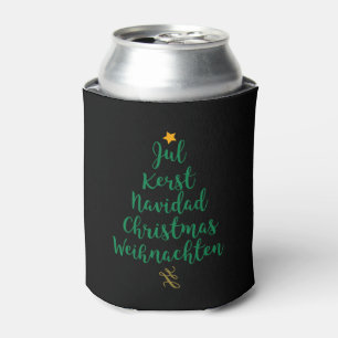 christmas tree                    can cooler