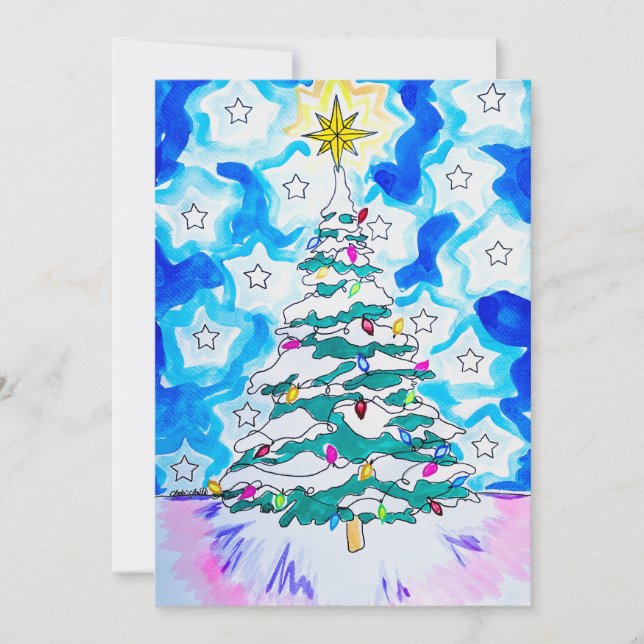 Christmas Tree Card (Front)