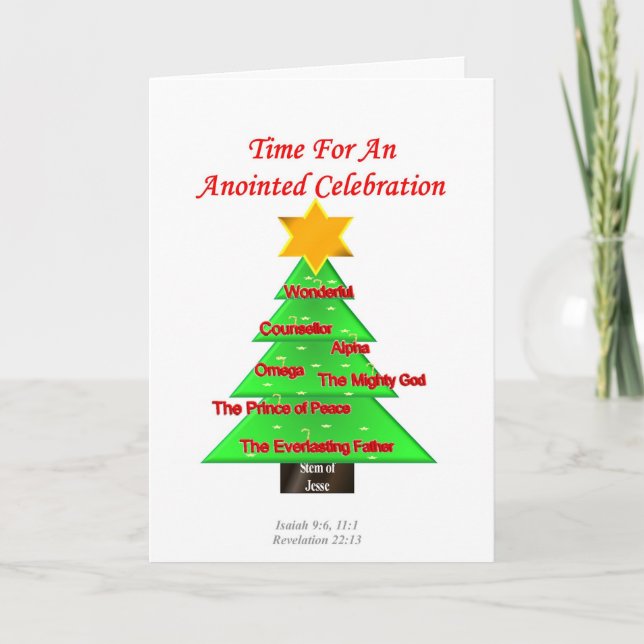 Christmas Tree Card (Front)