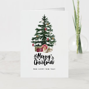Christmas Tree Card Merry Christmas Holidays