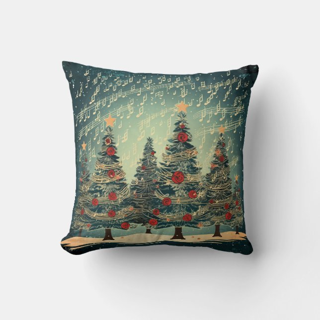Christmas Tree Celebration Cushion (Front)