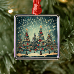 Christmas Tree Celebration Metal Tree Decoration