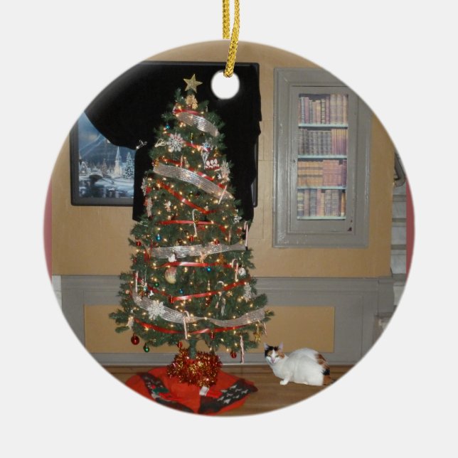 Christmas Tree Ceramic Tree Decoration (Front)