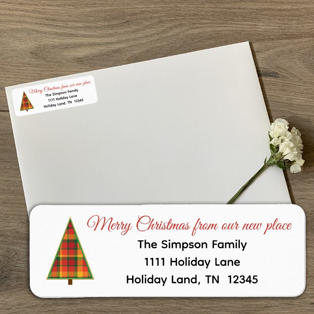 Christmas Tree Change of Address Return Address (Creator Uploaded)