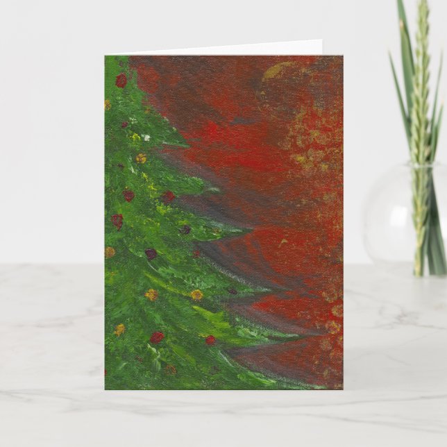 Christmas tree Christmas card (Front)